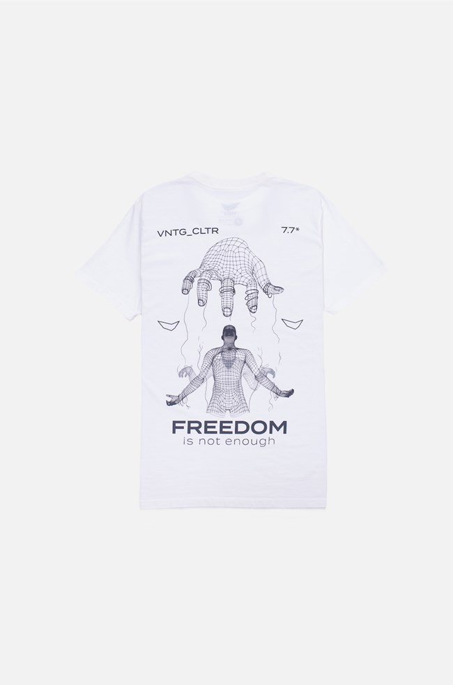 Camiseta Bold Vntg Not Enough Off White