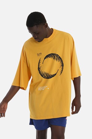 Camiseta Oversized Vntg Amarela