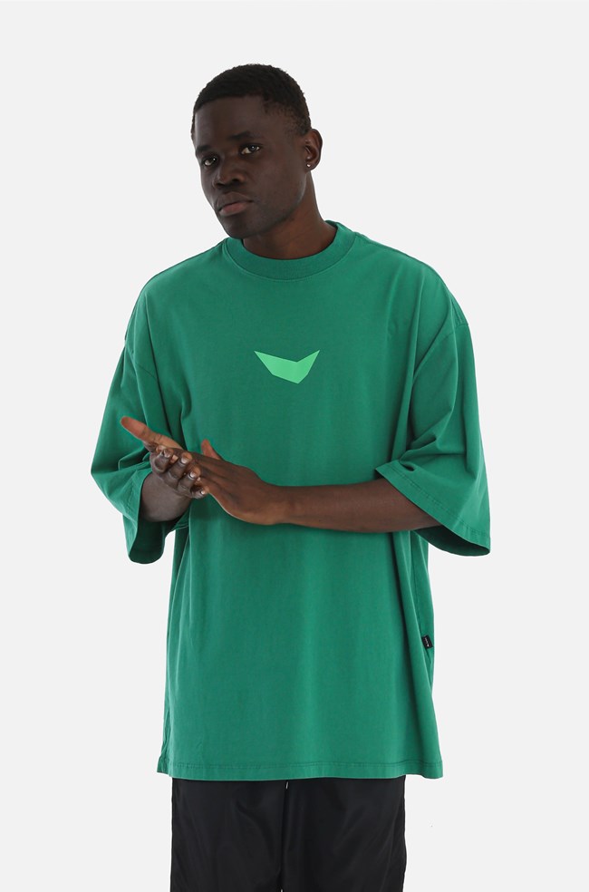 Camiseta Oversized Vntg Verde